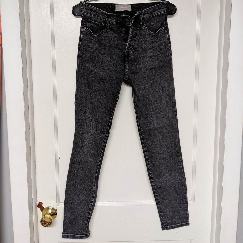 Everlane Button Fly Authentic Stretch Skinny Jeans - image 1